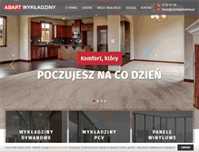 Tablet Screenshot of abartwykladziny.pl